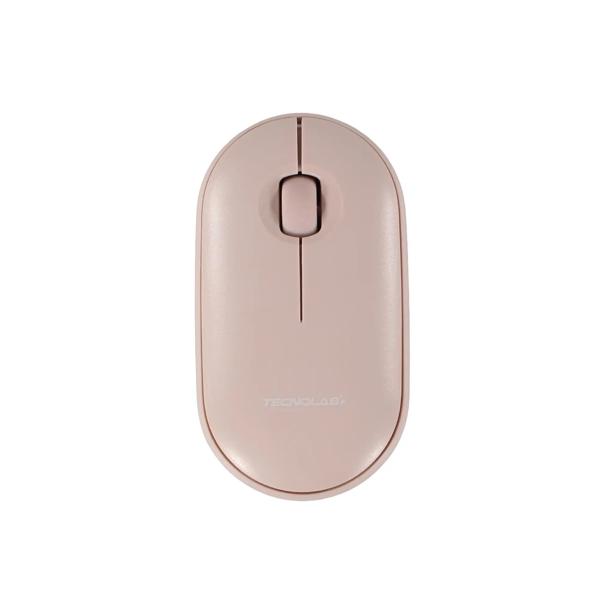 Mouse Silencioso Tecnolab Bluetooth y 2.4 GHz Rosado 2