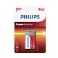 Pila Alcalina Philips 9V 6LR61 1 Unidad - Miniatura 1