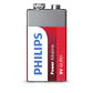 Pila Alcalina Philips 9V 6LR61 1 Unidad - Miniatura 2
