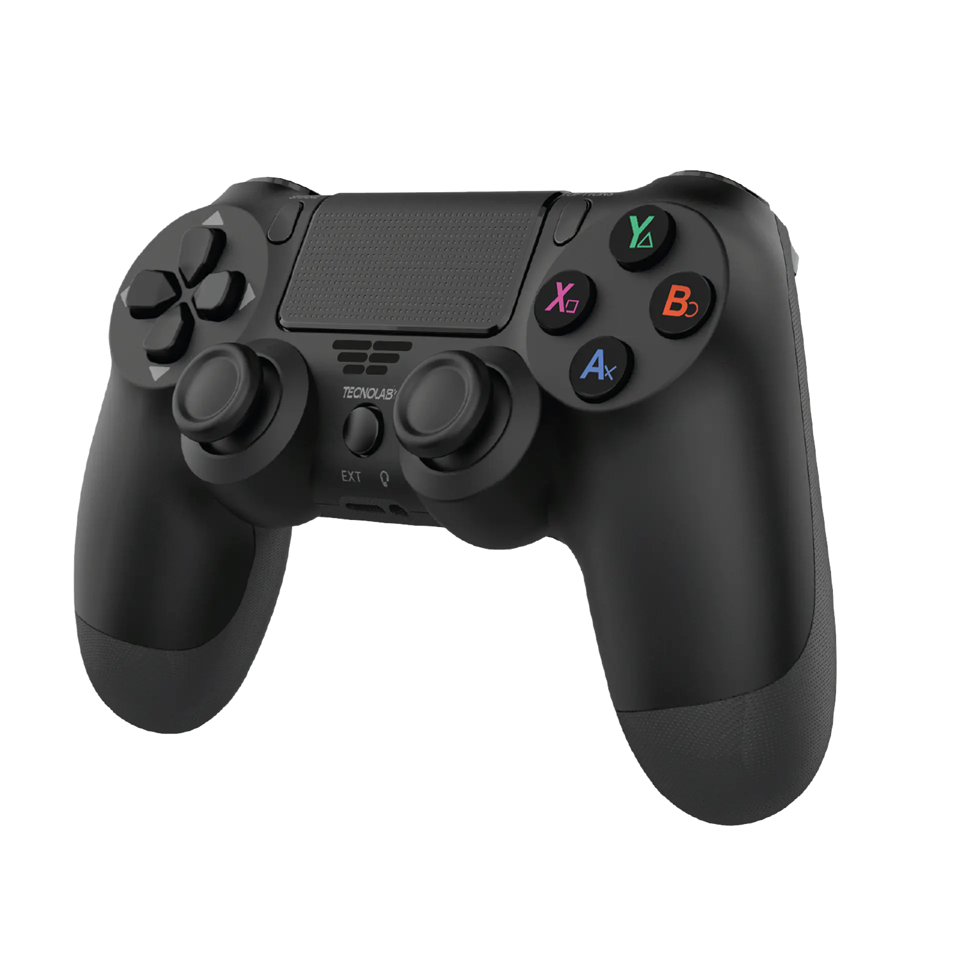 Joypad Tecnolab D-Shock para PS4 y PC Negro 2