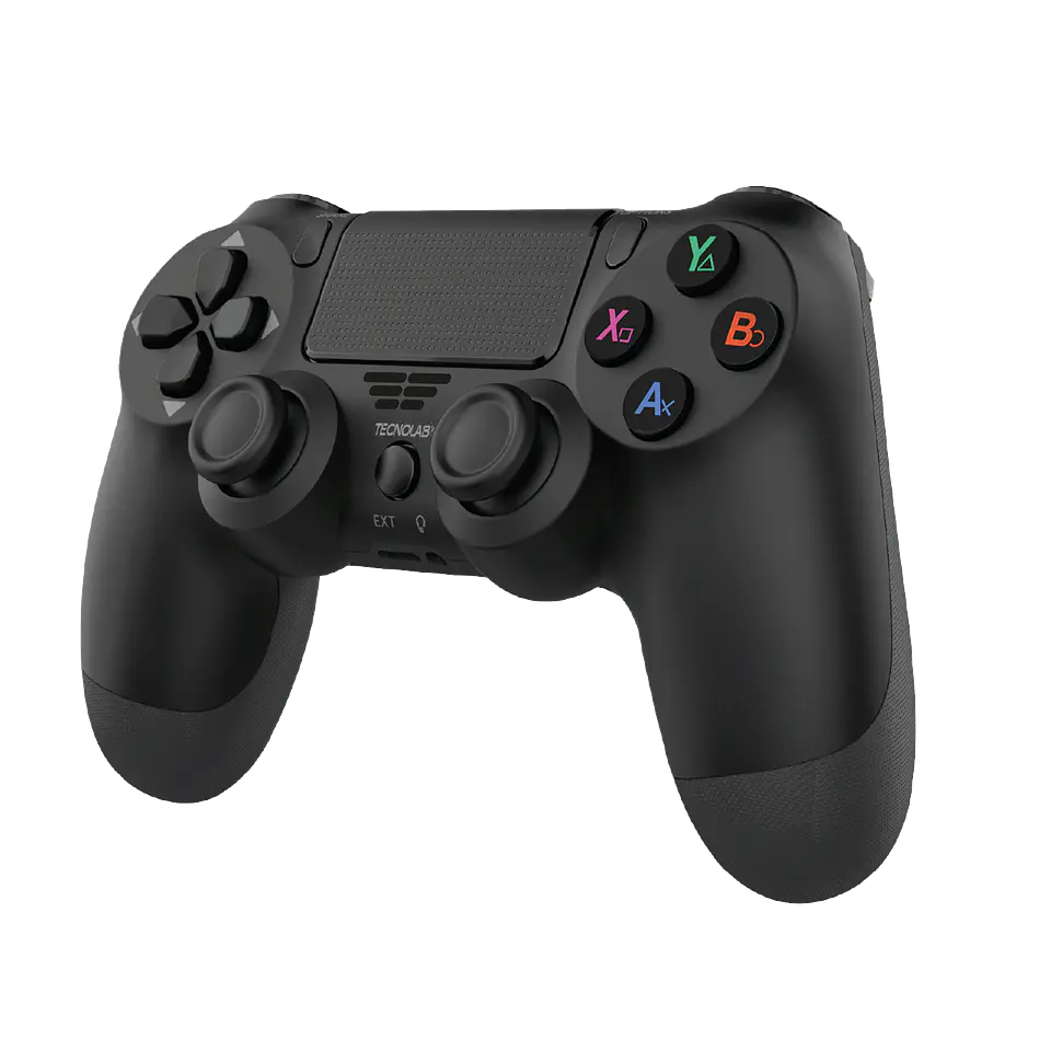 Joypad Tecnolab D-Shock para PS4 y PC Negro 2