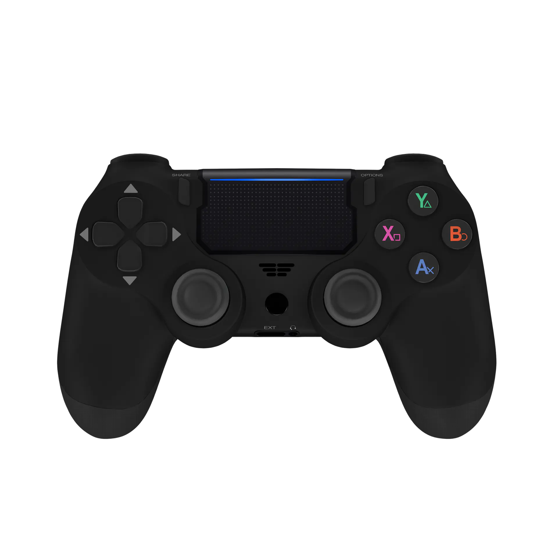 Joypad Tecnolab D-Shock para PS4 y PC Negro 3