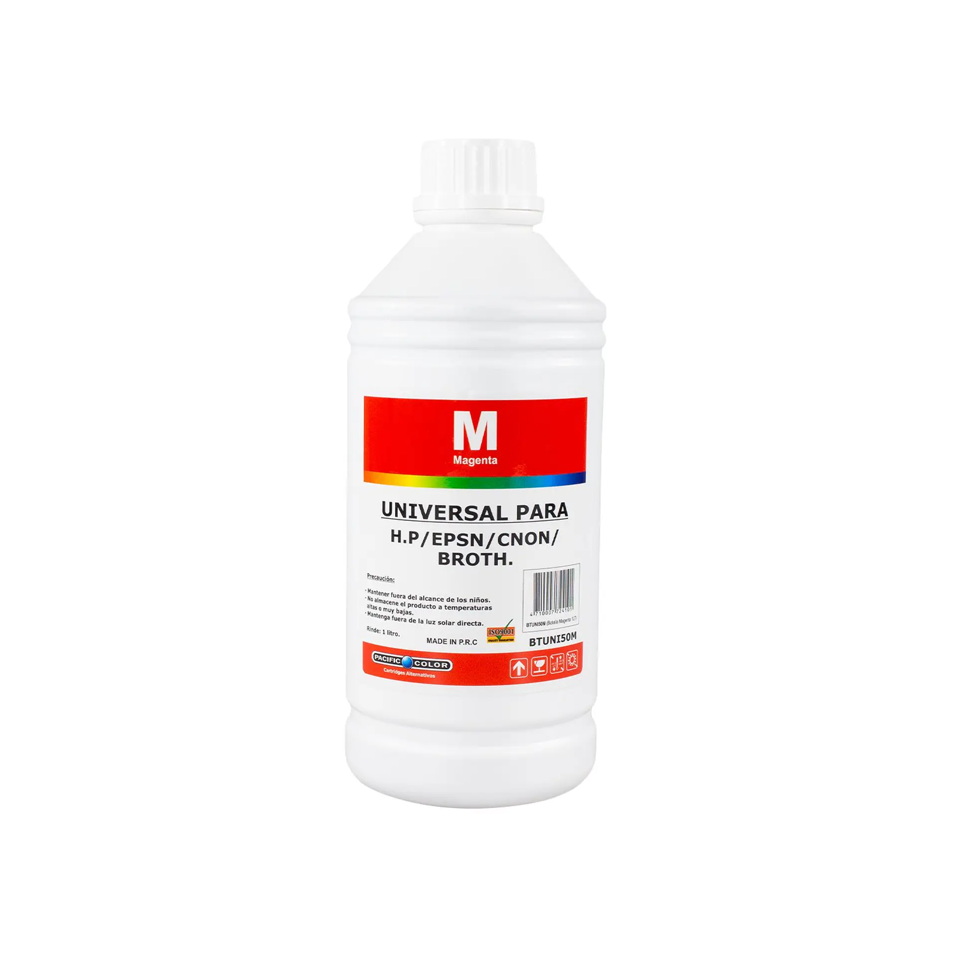 Botella de Tinta Pacific Color 1 Litro Magenta 1