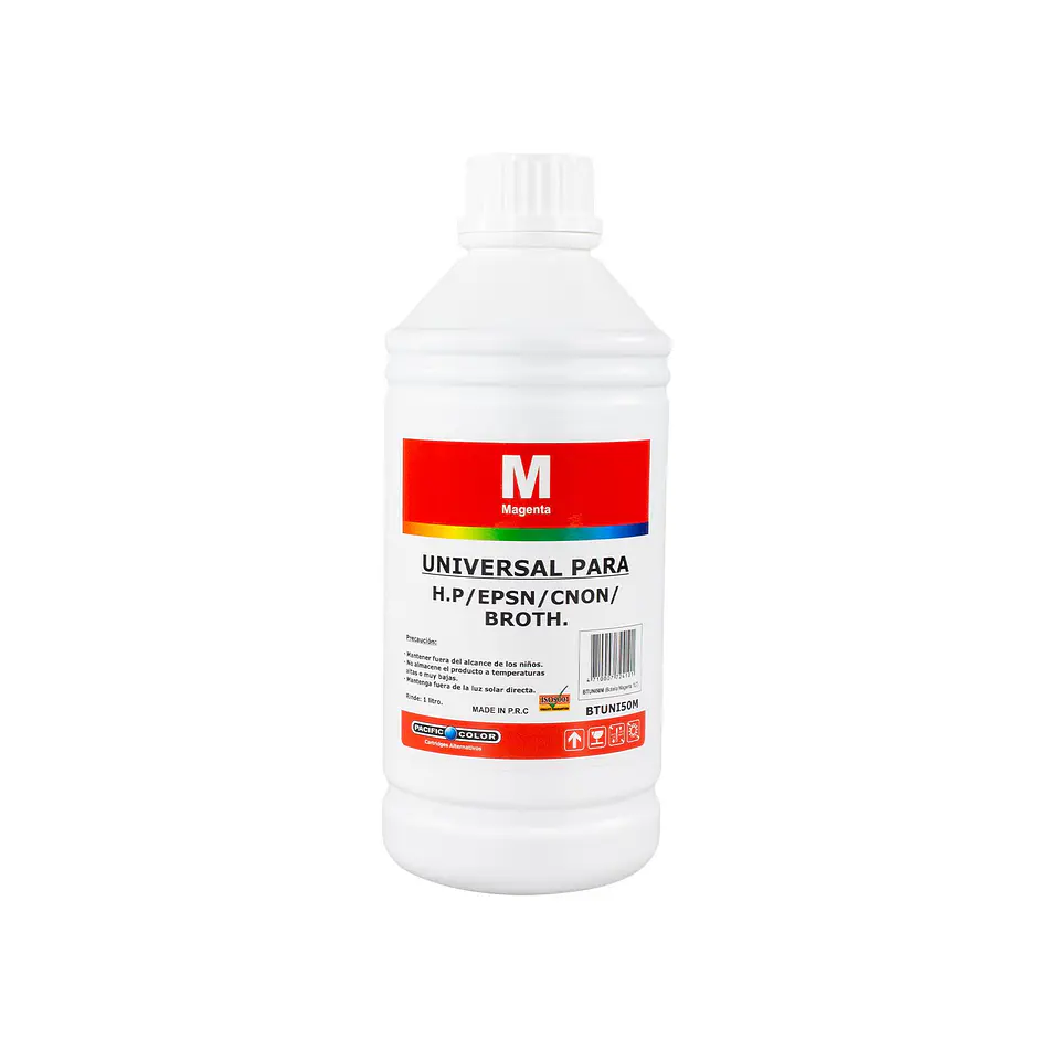 Botella de Tinta Pacific Color 1 Litro Magenta 1
