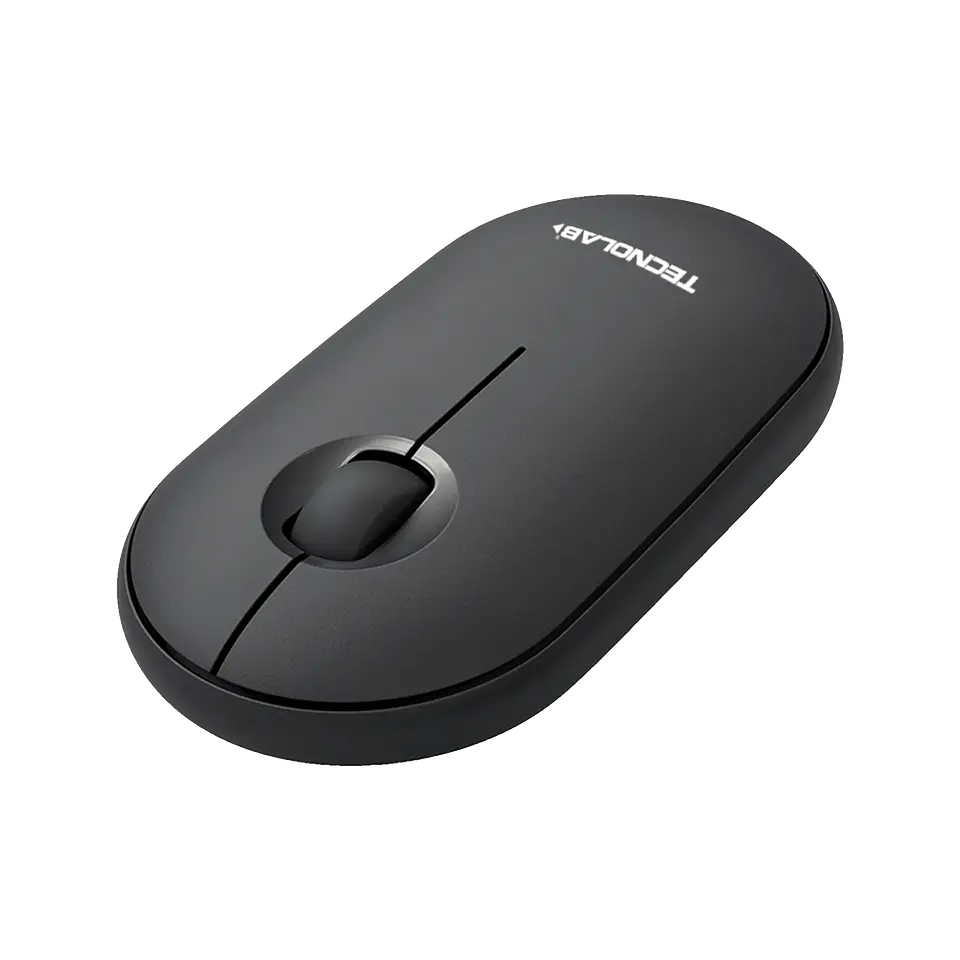 Mouse Silencioso Tecnolab Bluetooth y 2.4 GHz Negro 4