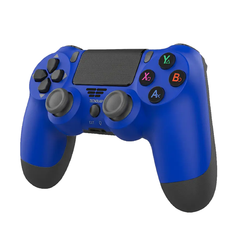 Joypad Tecnolab D-Shock para PS4 y PC Azul 2