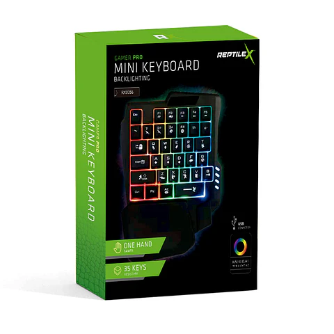 Mini Teclado ReptileX RX0056 35 Teclas USB