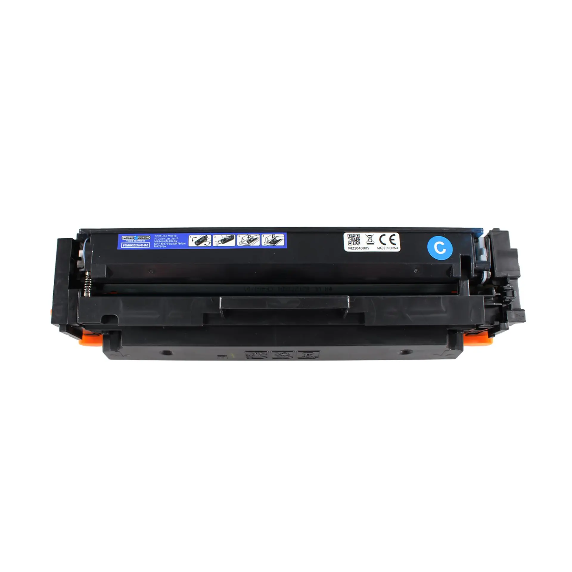 Tóner Pacific Color W2021A 414A Cian Compatible HP 2