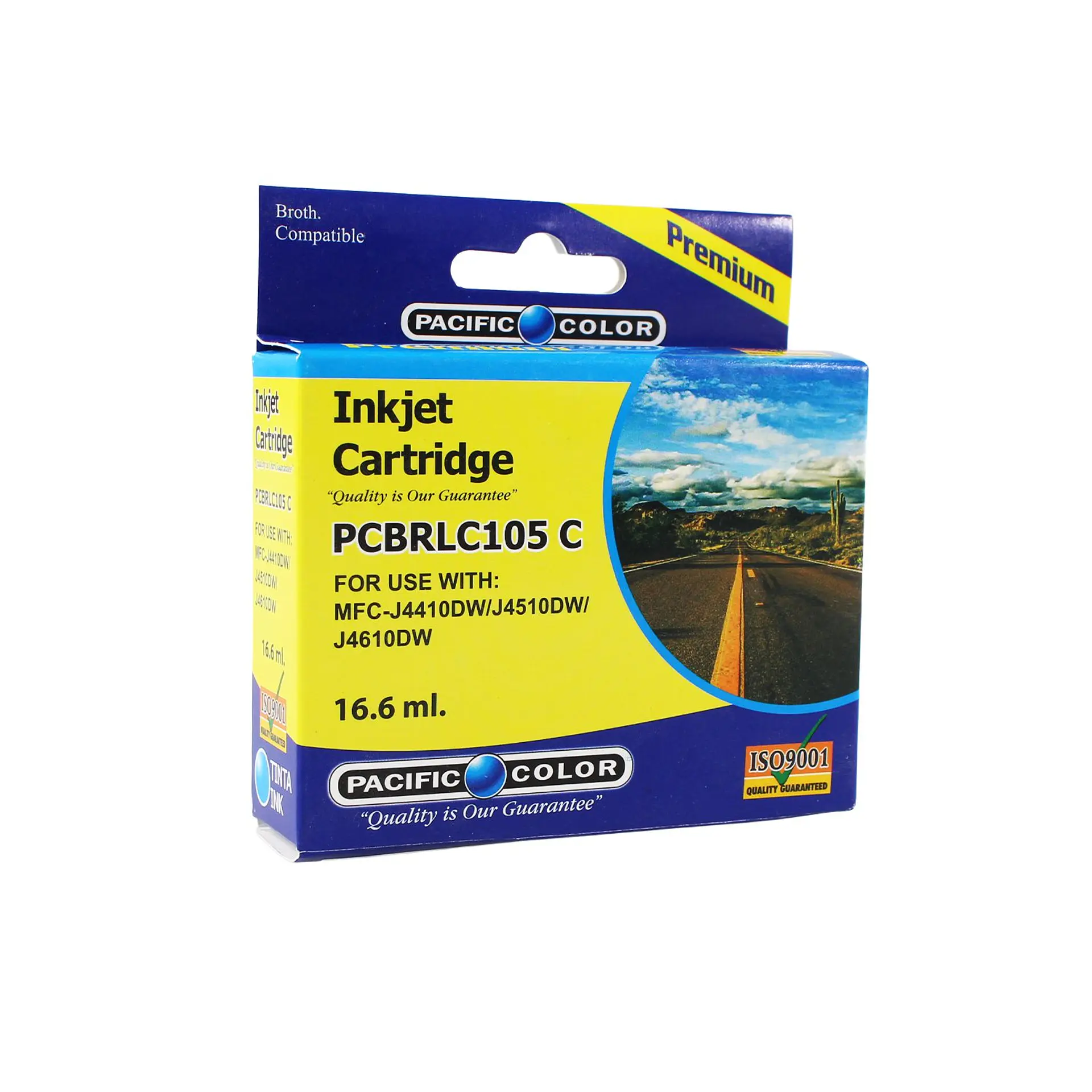 Cartucho Pacific LC105C Cian 16,6 ml para Brother 1