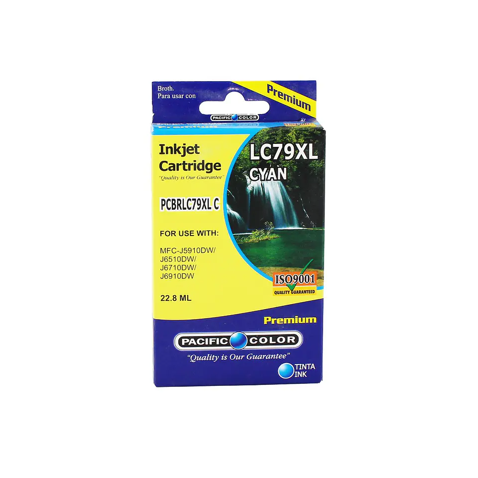 Cartucho Pacific LC79XLC Cian 22,8 ml para Brother 1