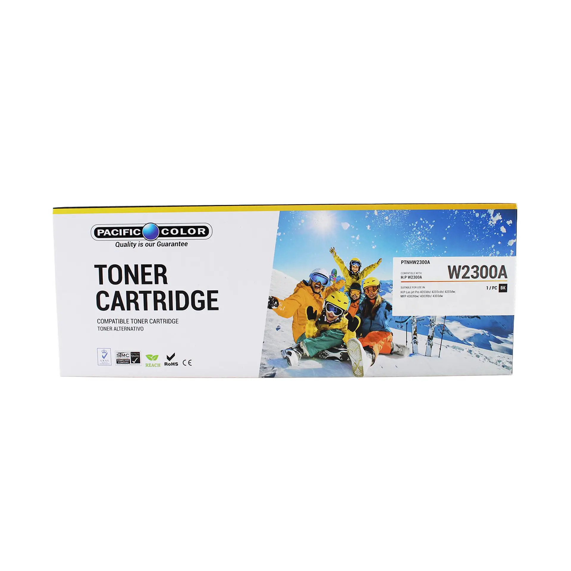 Tóner Pacific Color W2300A Negro Compatible HP 1