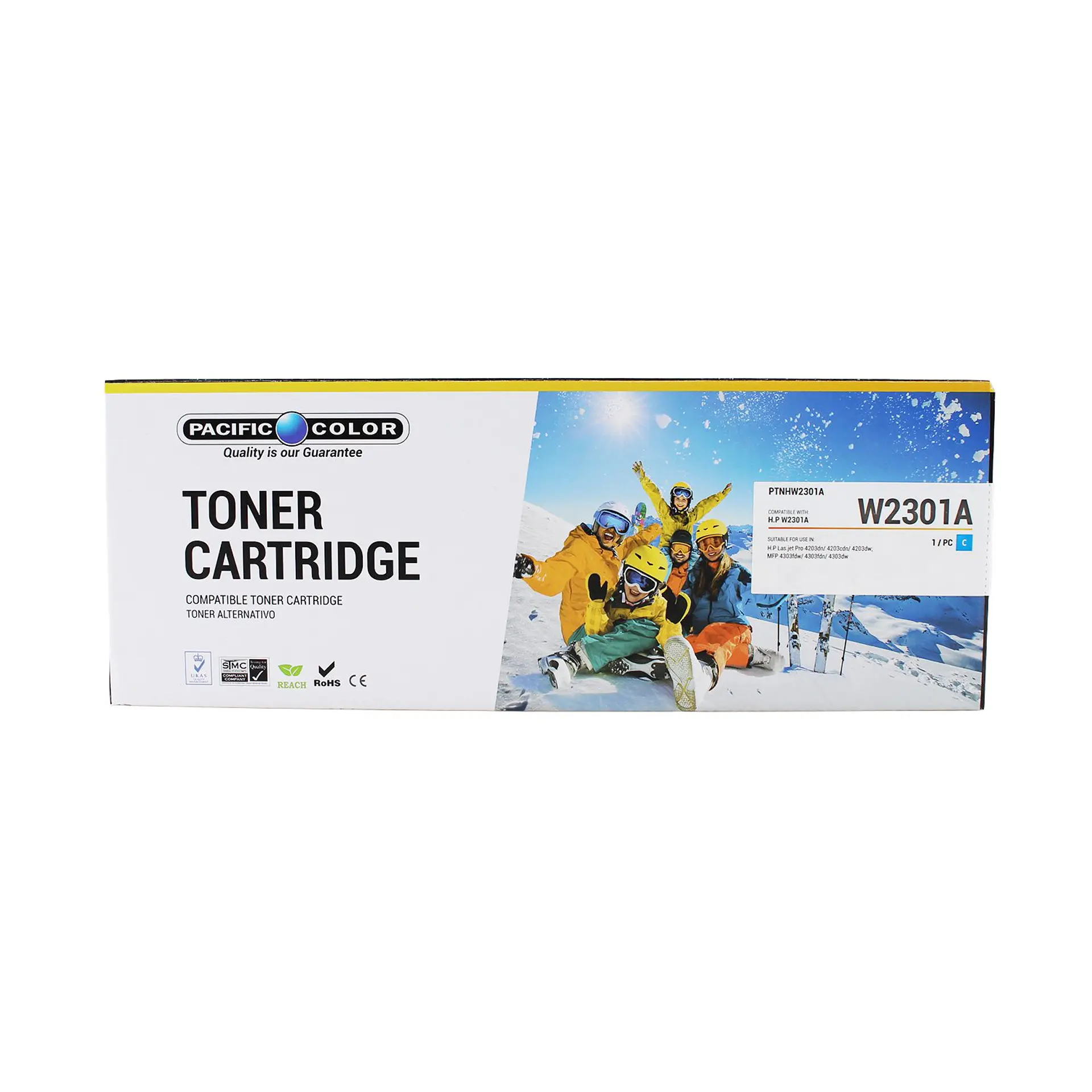 Tóner Pacific Color W2301A Cian Compatible HP 1
