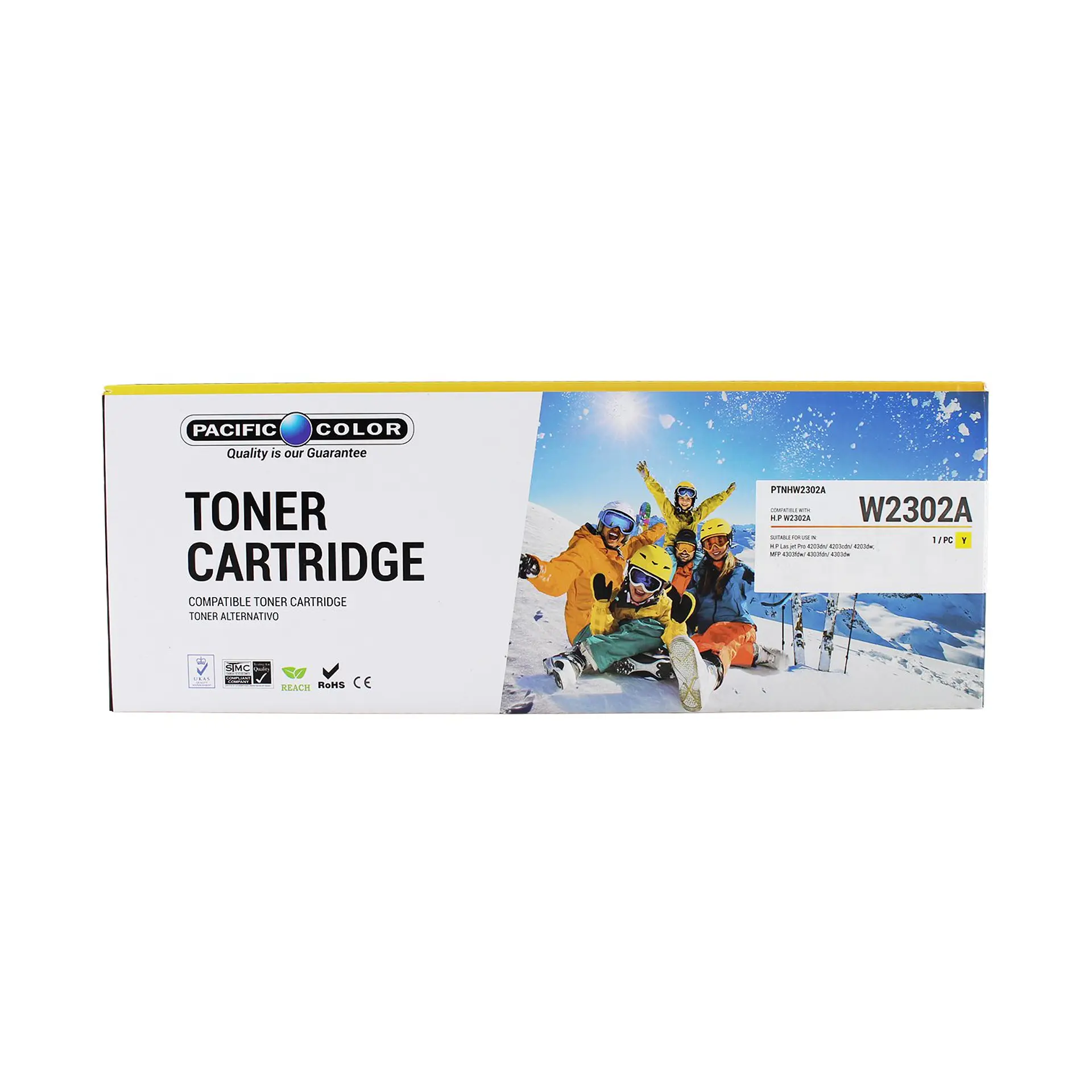 Tóner Pacific Color W2302A Amarillo Compatible HP 1