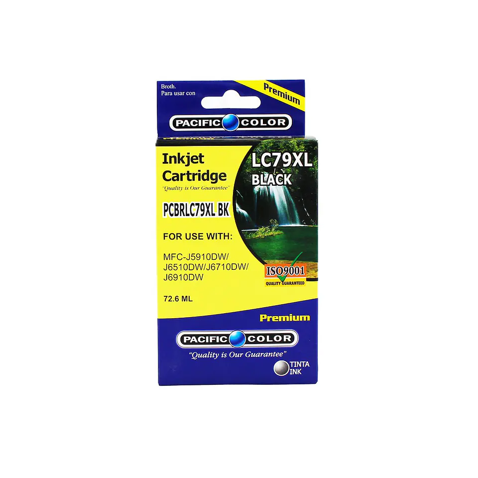 Cartucho Pacific LC79XLBK Negro 72,6 ml para Brother 1