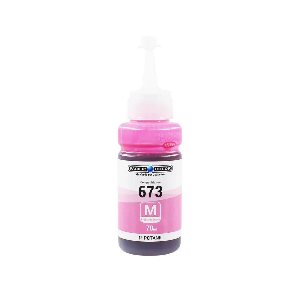 Tinta Pacific Color 673 Magenta Claro 70 ml para Epson 2