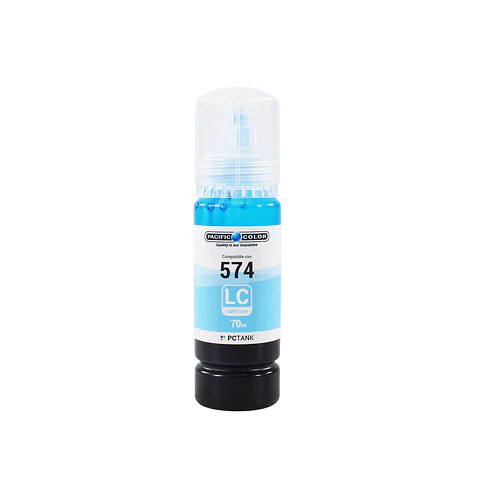 Tinta Pacific Color 574 Cian Claro 70 ml para Epson