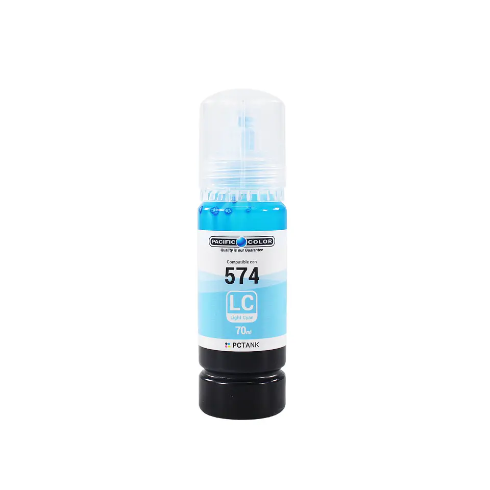 Tinta Pacific Color 574 Cian Claro 70 ml para Epson 2