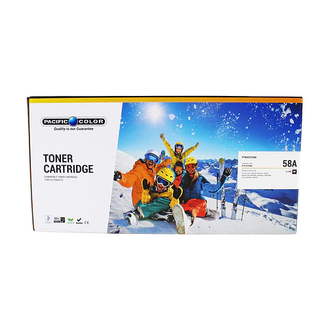 Tóner Pacific Color CF258A Negro Compatible HP