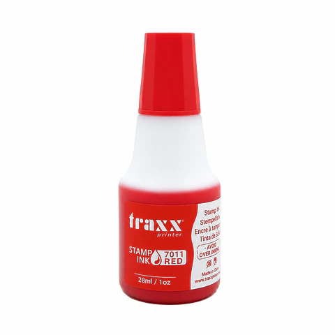 Tinta para Timbres Traxx 7011 Rojo 28 ml