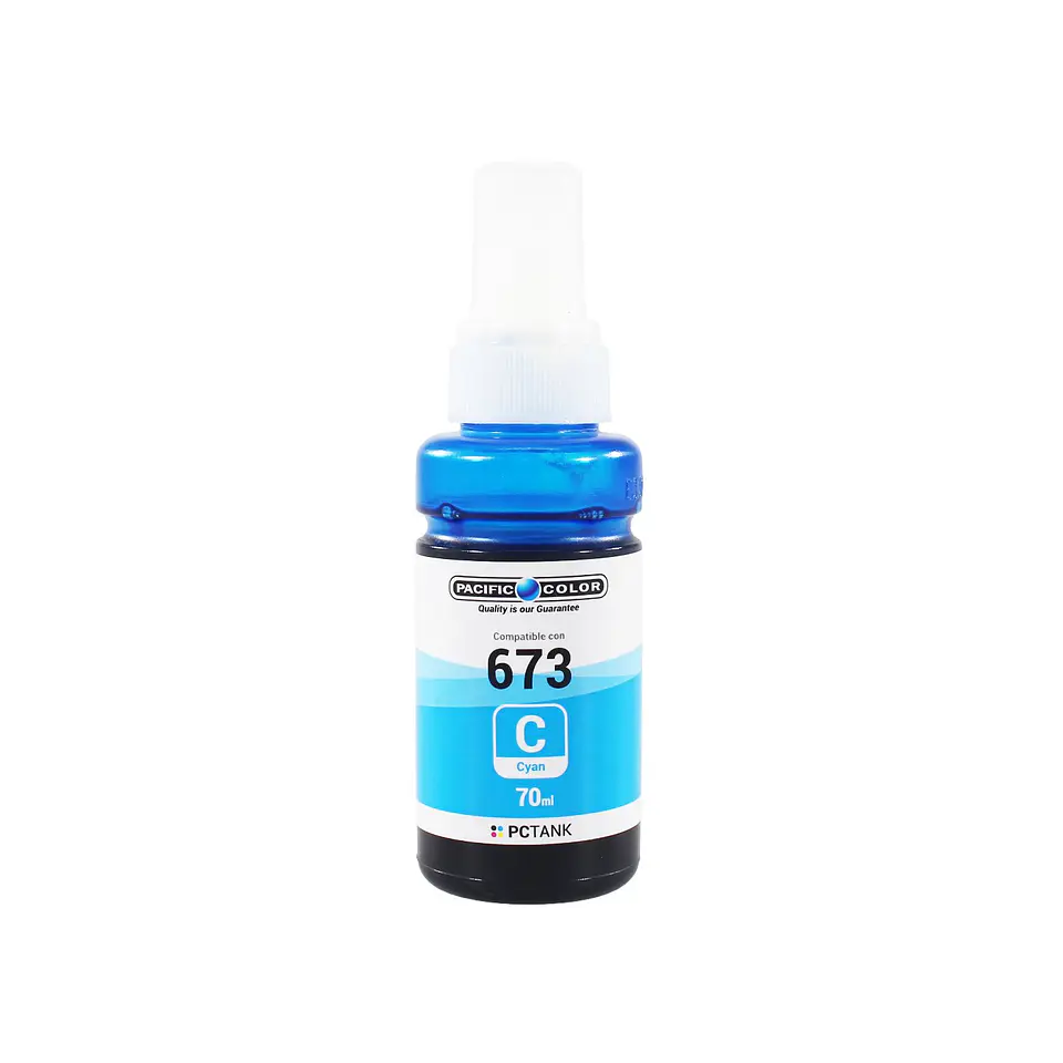 Tinta Pacific Color 673 Cian 70 ml para Epson 1