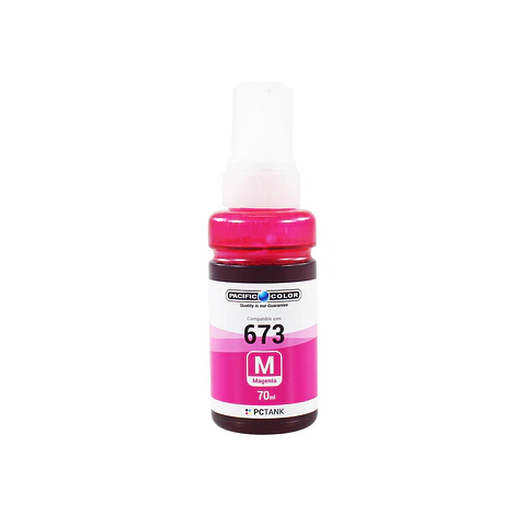 Tinta Pacific Color 673 Magenta 70 ml para Epson