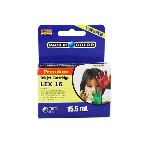 Cartucho Pacific Lex 16 Negro 15,5 ml