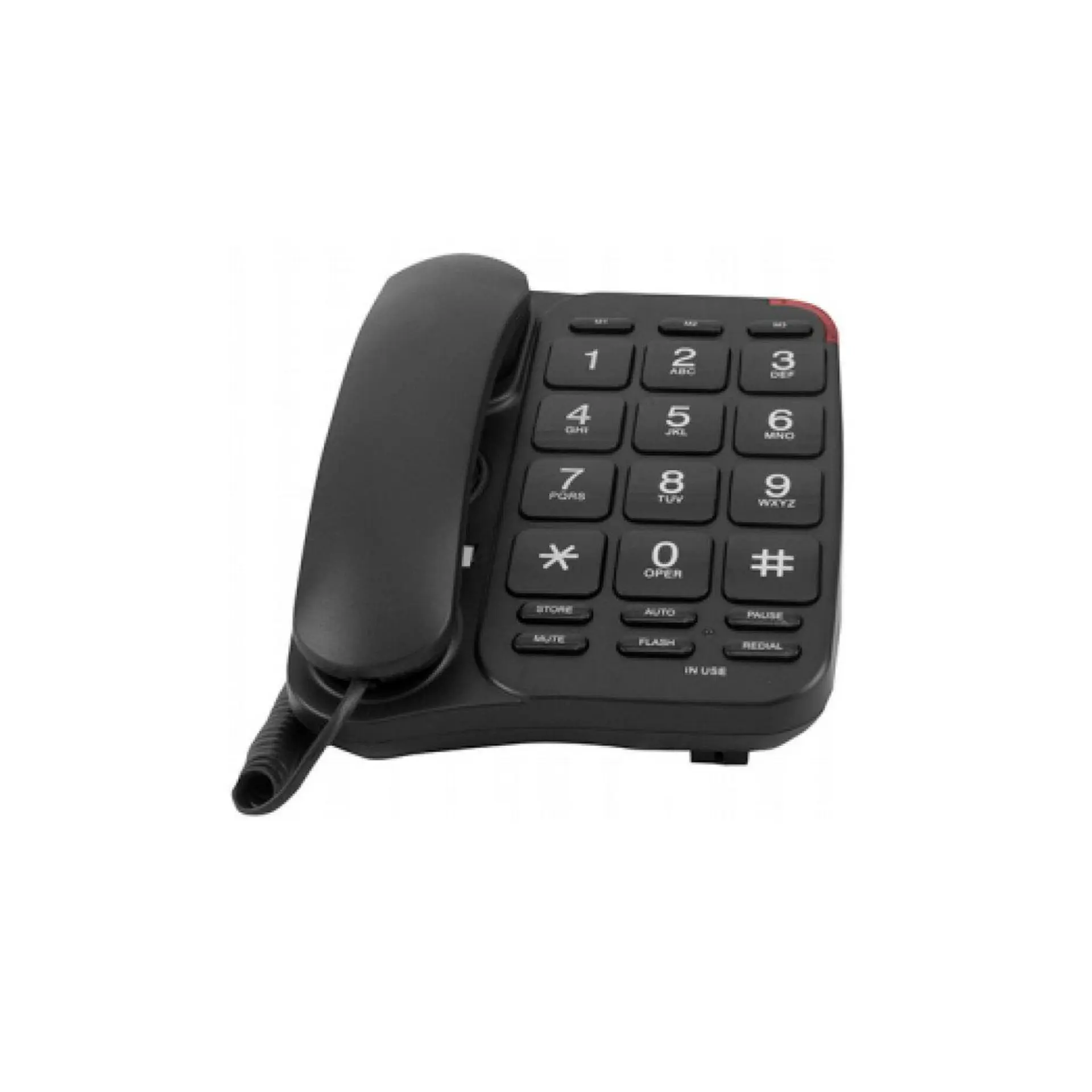 Teléfono de sobremesa Tecnolab TL089 negro 4