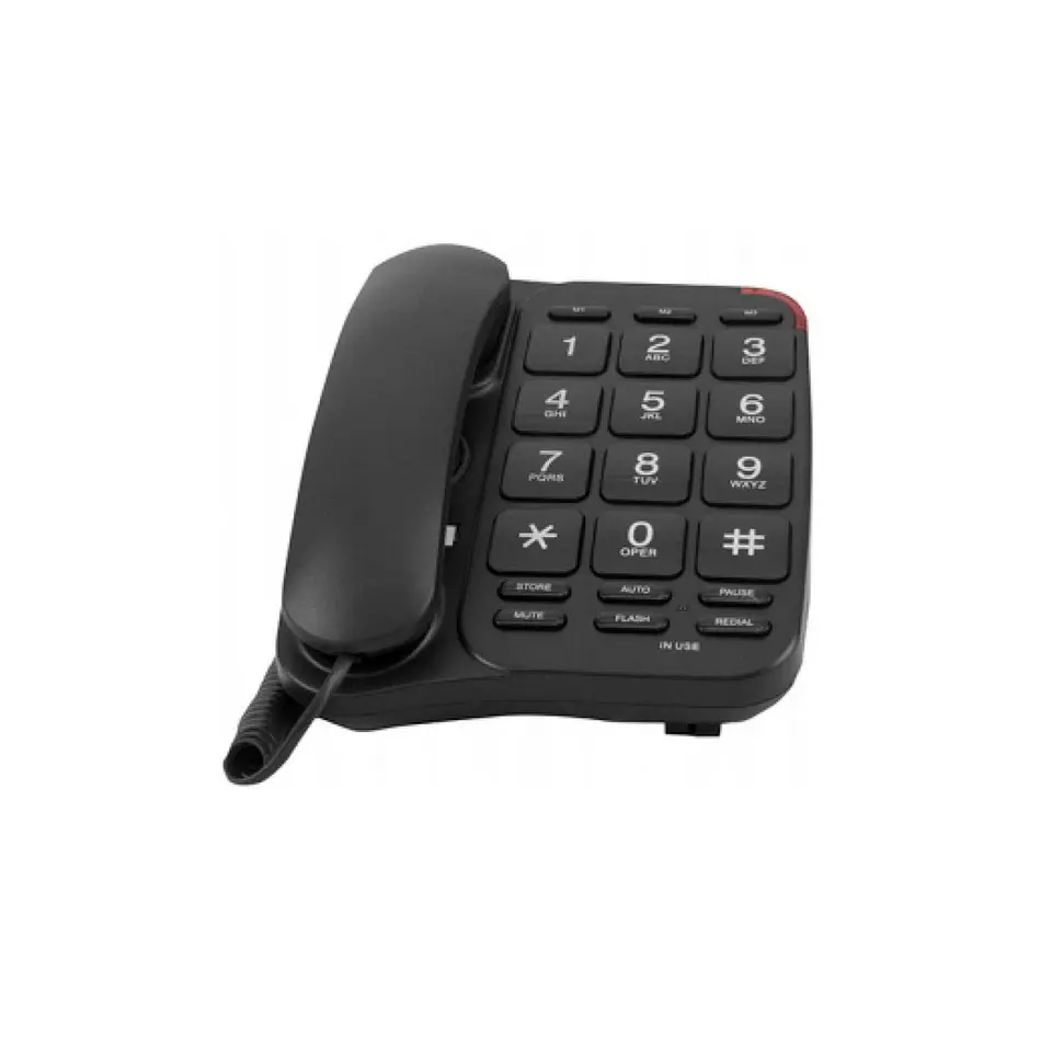 Teléfono de sobremesa Tecnolab TL089 negro 4