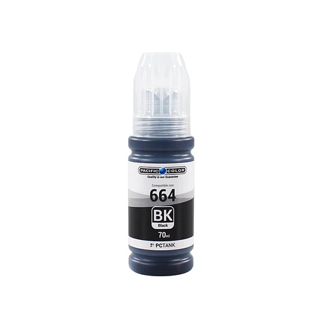 Tinta Pacific Color 664 negra 70 ml para Epson