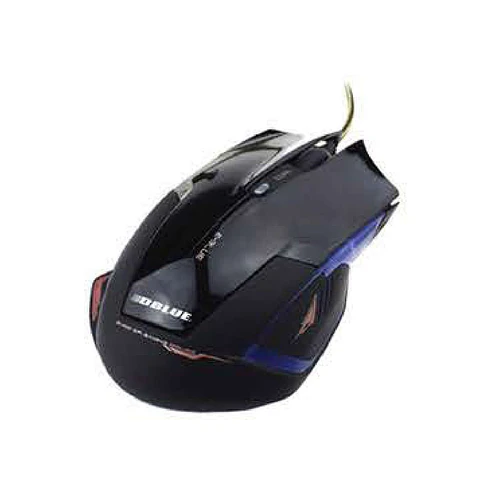 Mouse gamer Dblue USB negro 800 a 2400 DPI