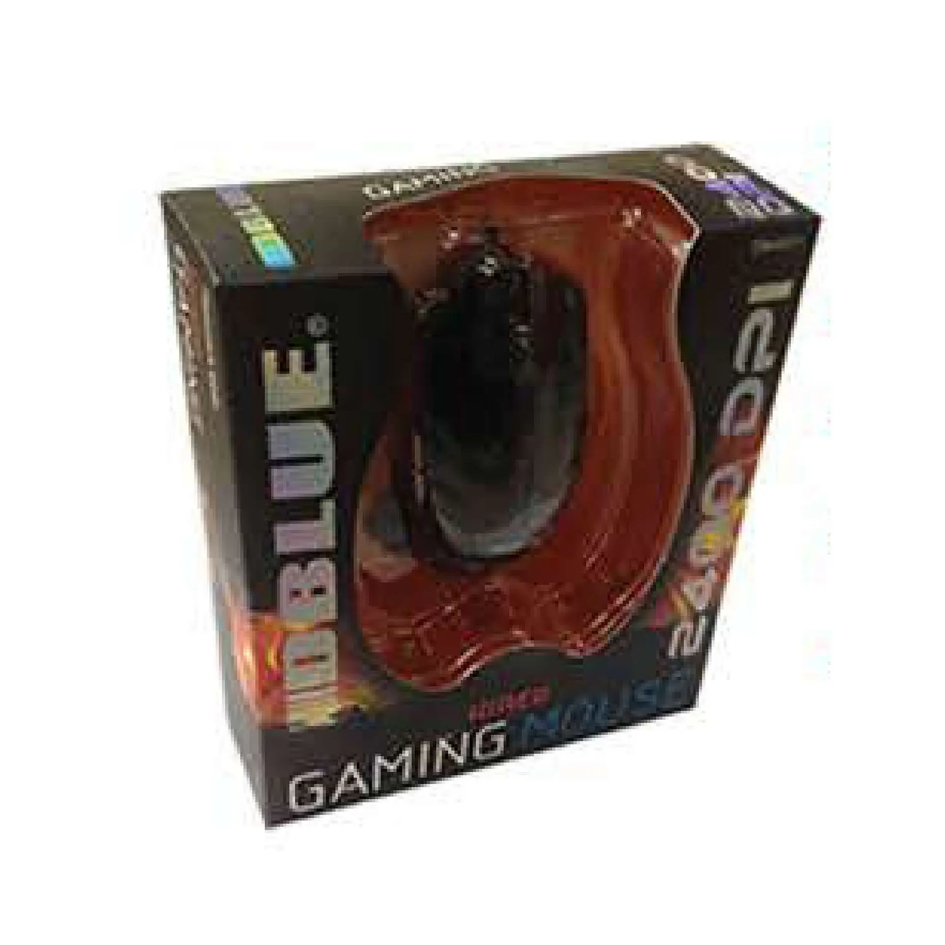 Mouse gamer Dblue USB negro 800 a 2400 DPI 2