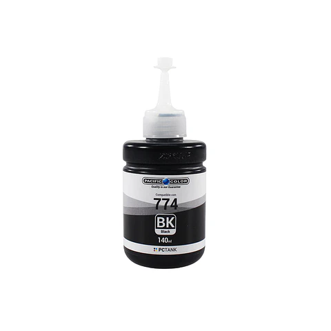 Tinta Pacific Color 774 negra 140 ml para Epson