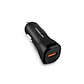 Cargador de auto Tecnolab QC 3.0 negro con puerto USB - Miniatura 1