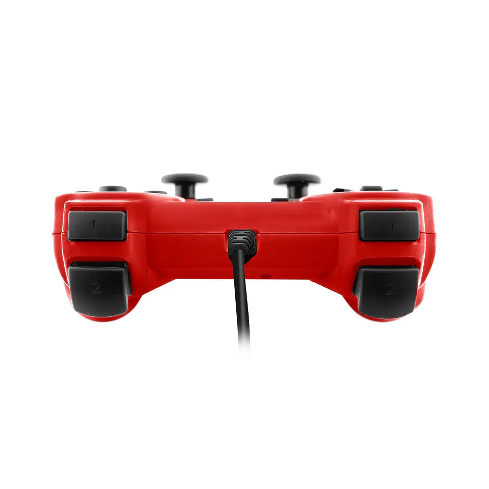 Control de juegos Dblue USB rojo para PC 2