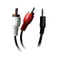 Cable de audio Dblue 3,5 mm a 2 RCA 1,8 m - Miniatura 1