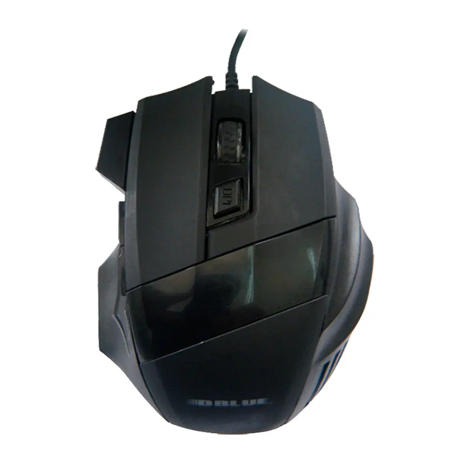 Mouse gamer Dblue USB negro 800 a 1600 DPI 3