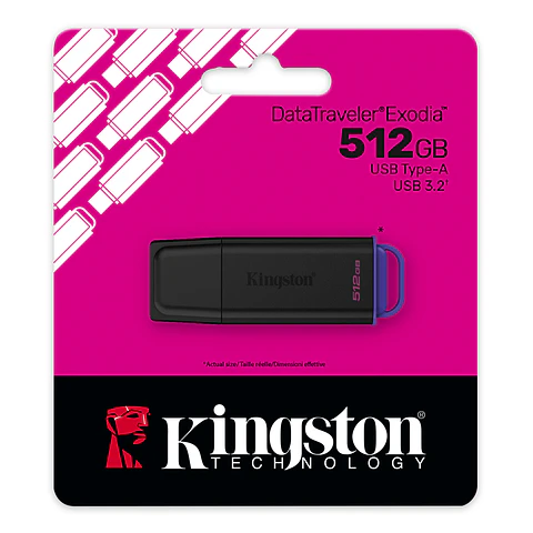 	Pendrive Kingston Exodia 512GB USB 3.2 Gen 1 Por Mayor