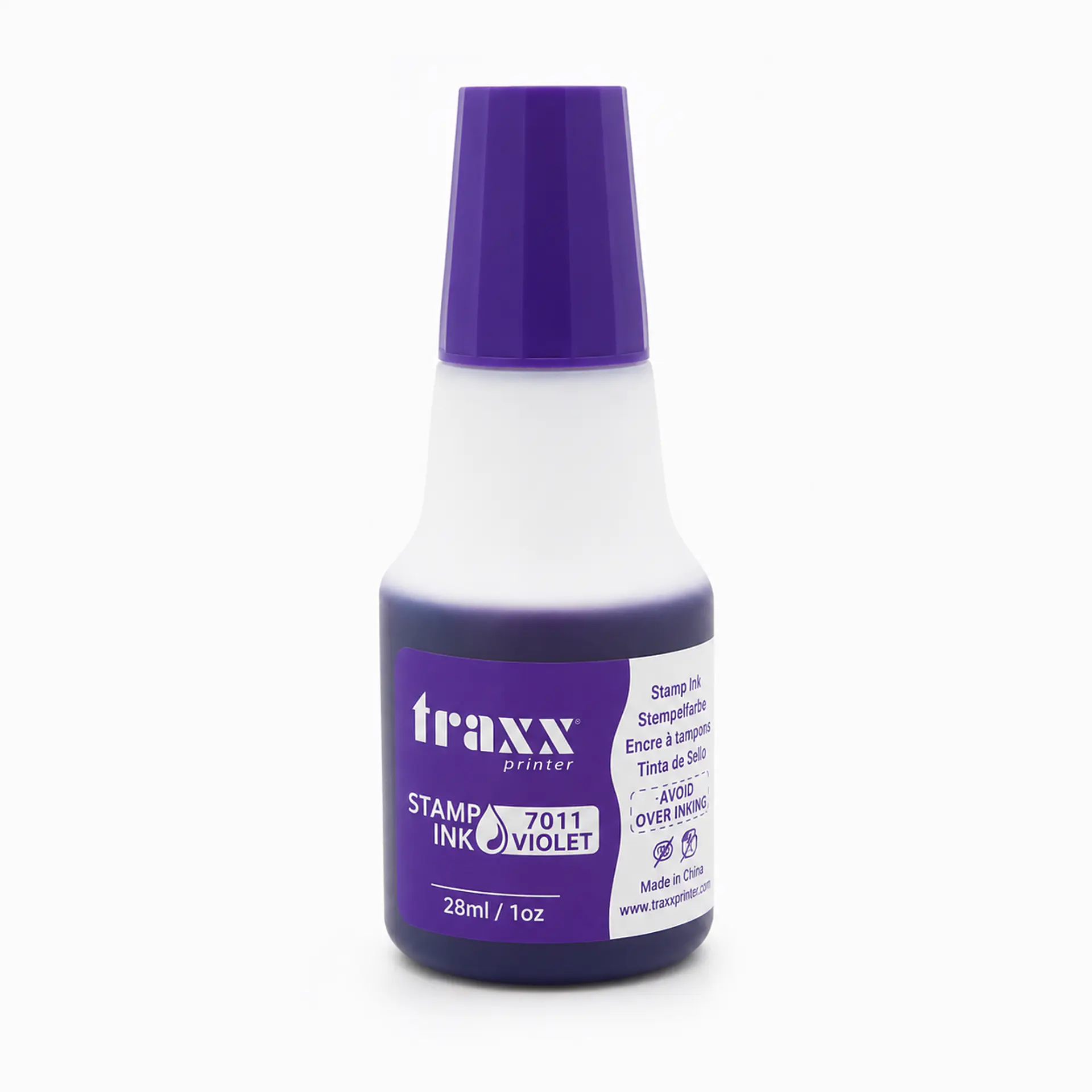 Tinta para timbres Traxx 7011 violeta 28 ml 1