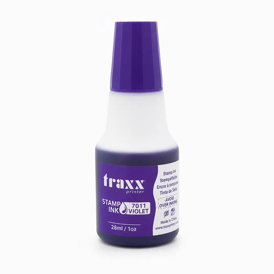 Tinta para timbres Traxx 7011 violeta 28 ml 1