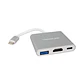 Hub USB-C Tecnolab TL065 con HDMI 4K y carga PD - Miniatura 2