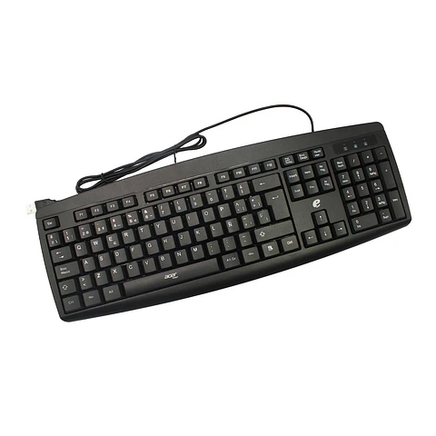Kit teclado y mouse con cable Acer EAK040 negro