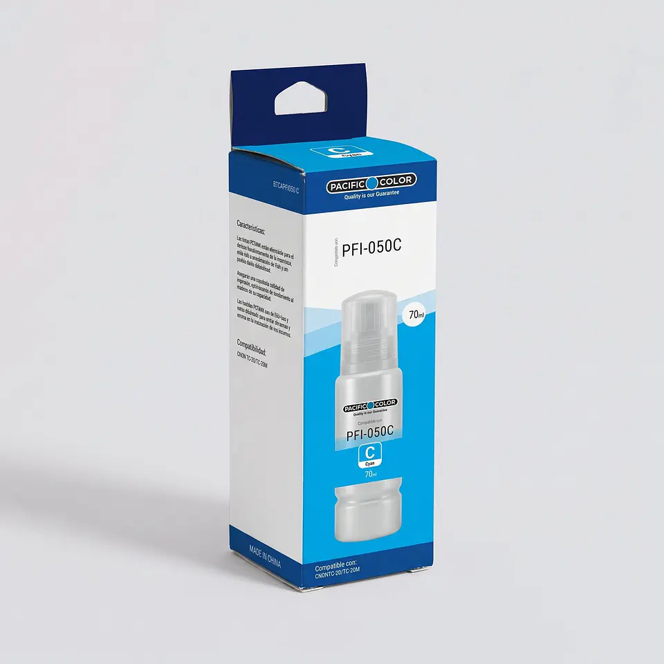 Tinta Pacific Color PFI-050C cian, 70 ml 1