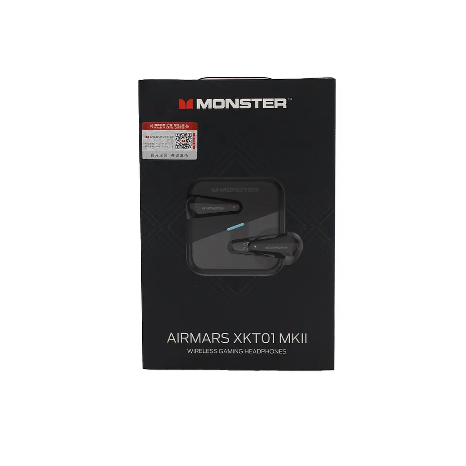 Audífonos inalámbricos Monster AirMars XKT01 MKII negros 1