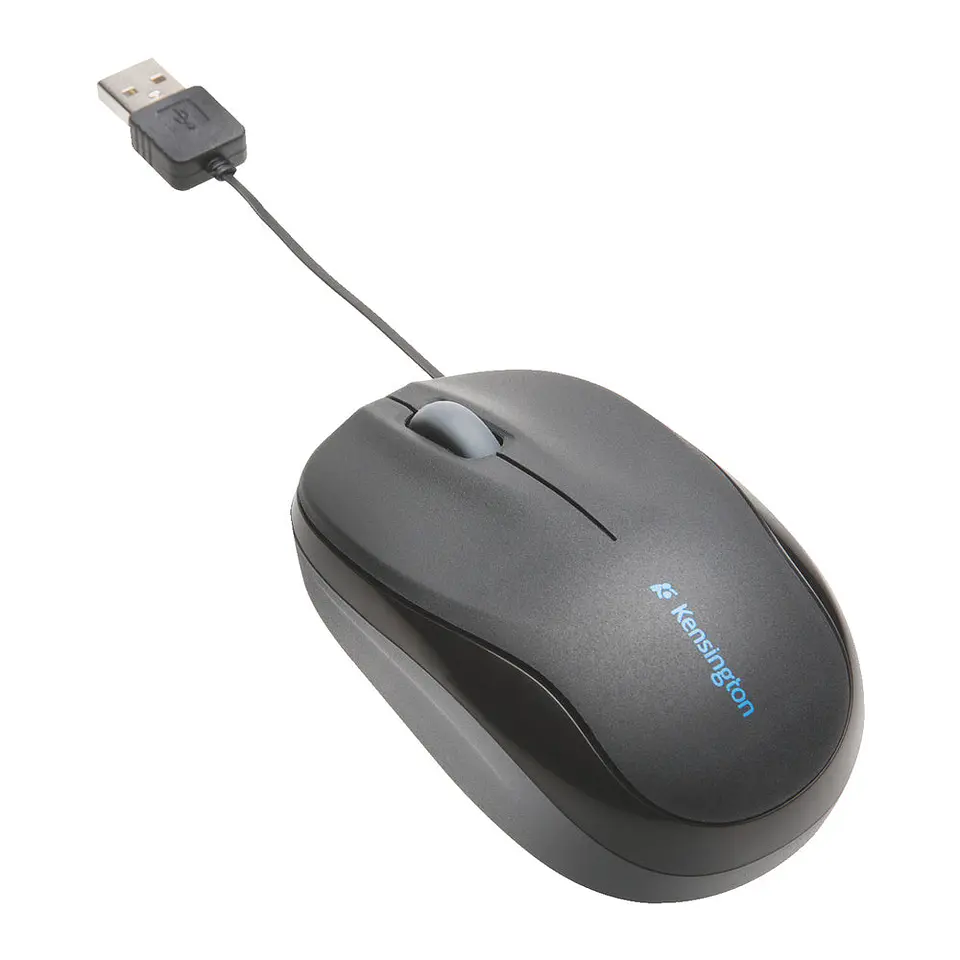 Mouse USB Retráctil Kensington Pro Fit Mobile 1000 DPI por Mayor 2
