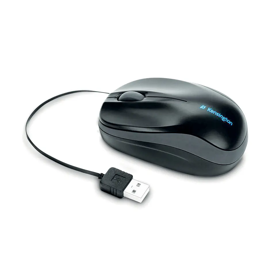Mouse USB Retráctil Kensington Pro Fit Mobile 1000 DPI por Mayor 3