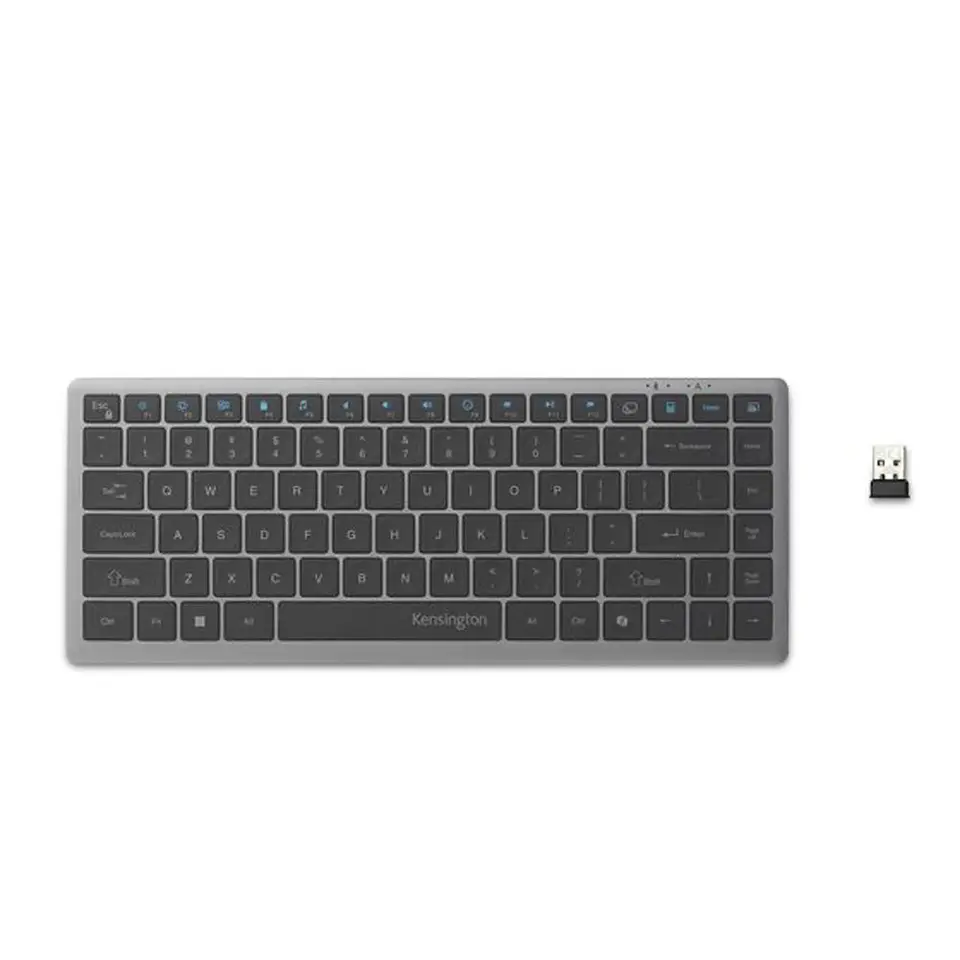 Teclado Inalámbrico Compacto Kensington KB435 EQ Recargable por Mayor 1