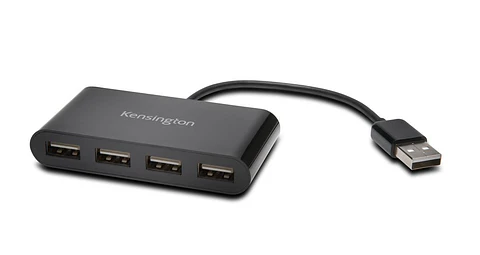 Hub USB Kensington PocketHub 2.0 de 4 Puertos por Mayor