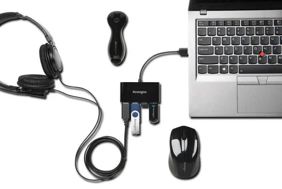 Hub USB Kensington PocketHub 2.0 de 4 Puertos por Mayor 3