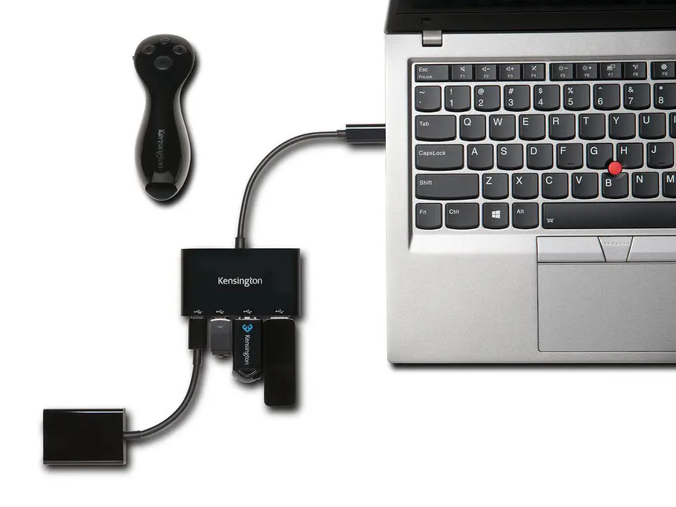 Hub USB-C Kensington CH1000 con 2 USB-A y 2 USB-C por Mayor 2