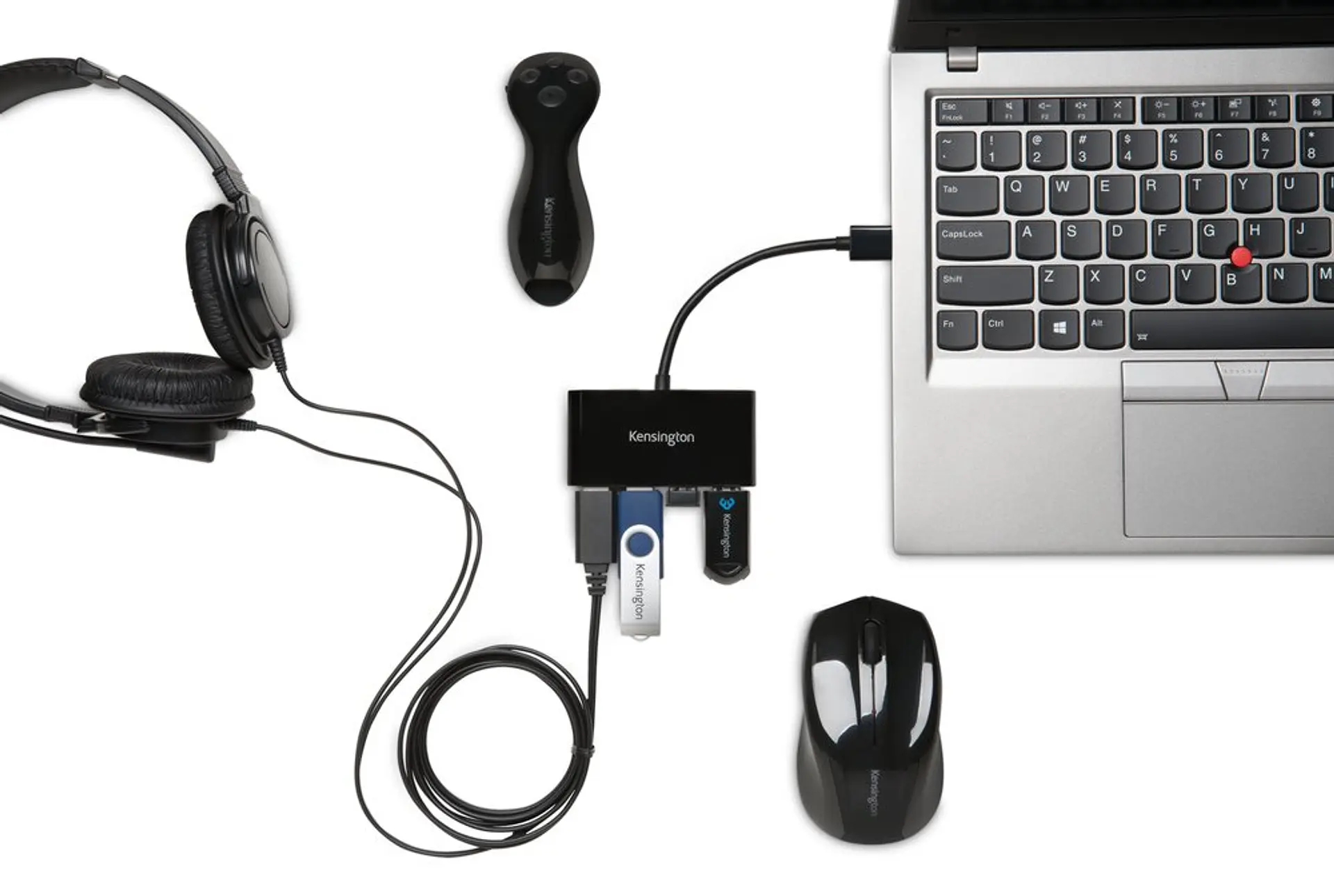 Hub USB Kensington UH4000 USB 3.0 de 4 Puertos por Mayor 3